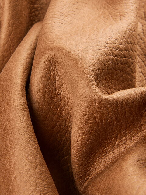 Amarillo leather-look fabric by Symphony Mills